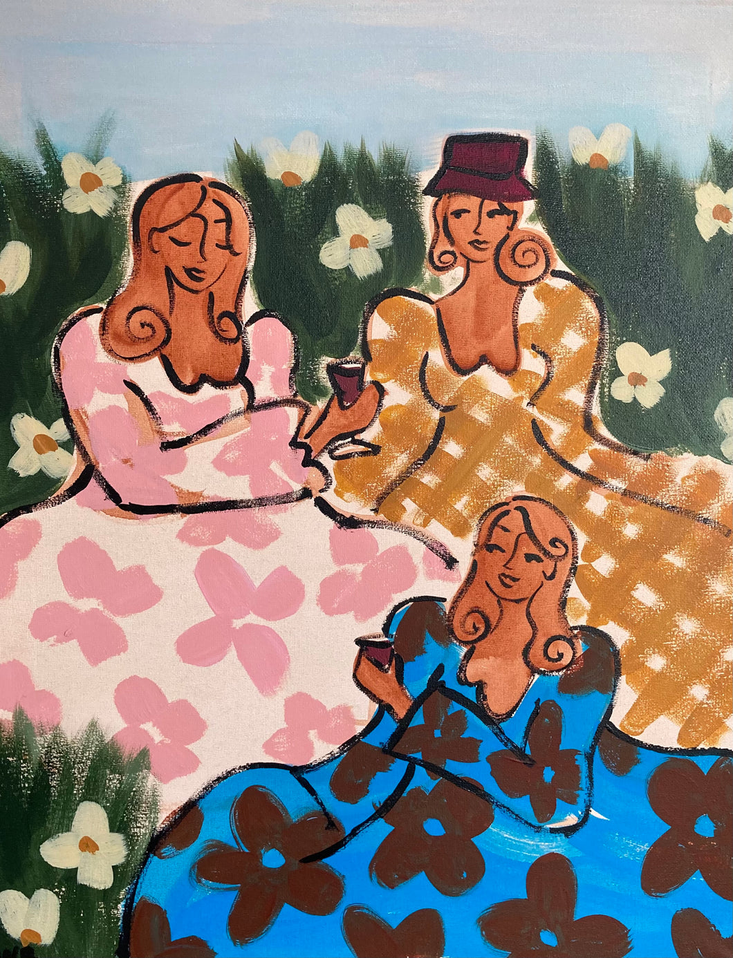 In between the Daisies
