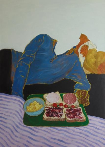 Das Frühstück - Painting