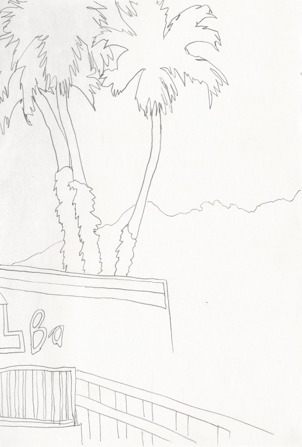 sunny cove - Works on Paper