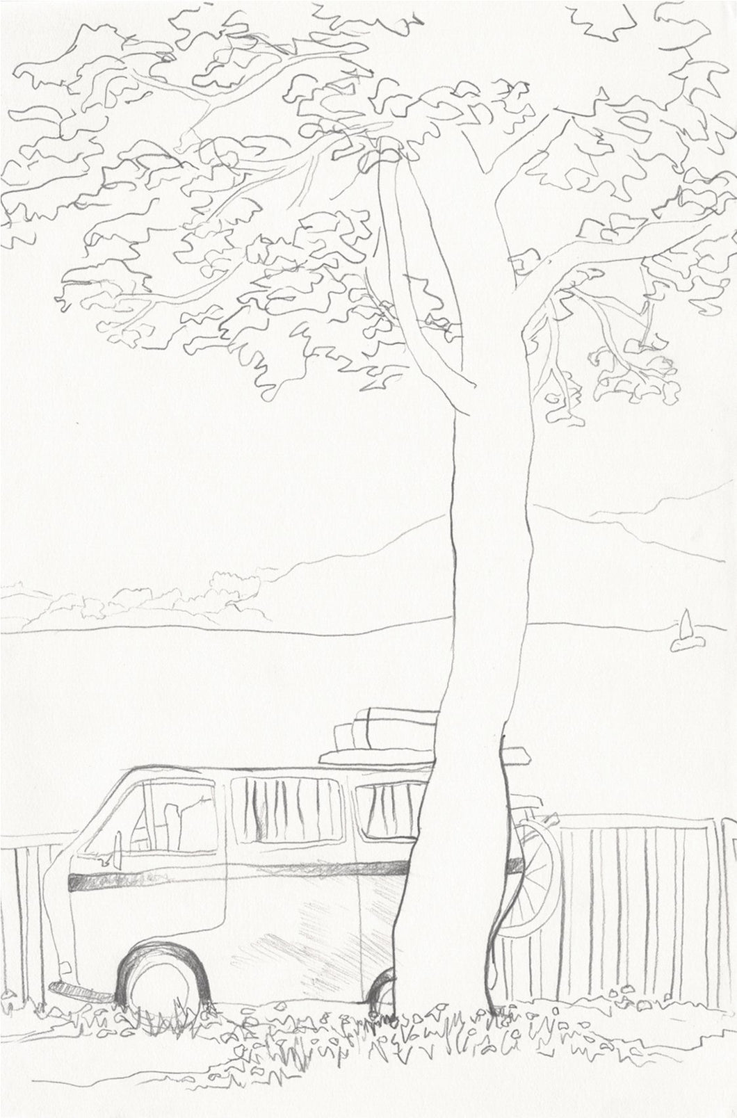 w cliff drive - Works on Paper