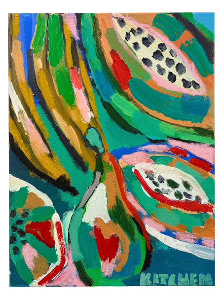 Inside of Fruit Bowl (Still Life)